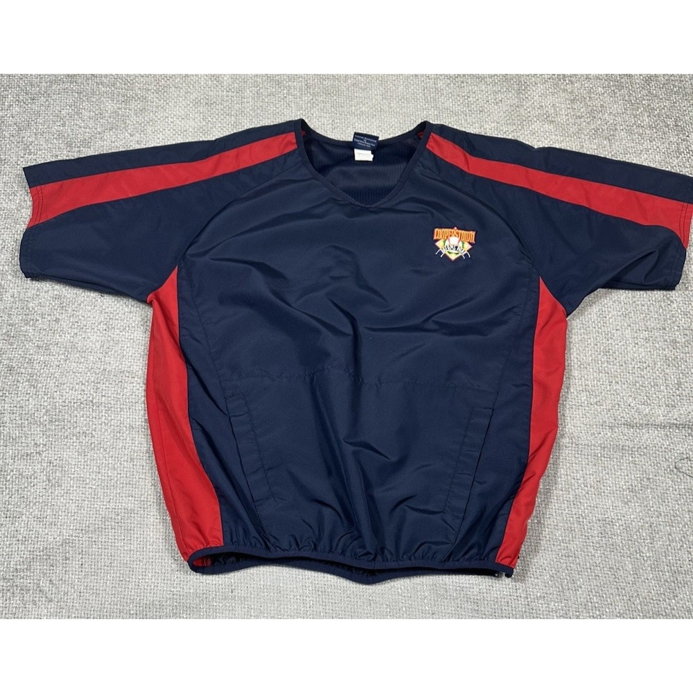 Cooperstown‎ Dreams Park Pullover Mens Medium Navy Blue Windbreaker Jacket
